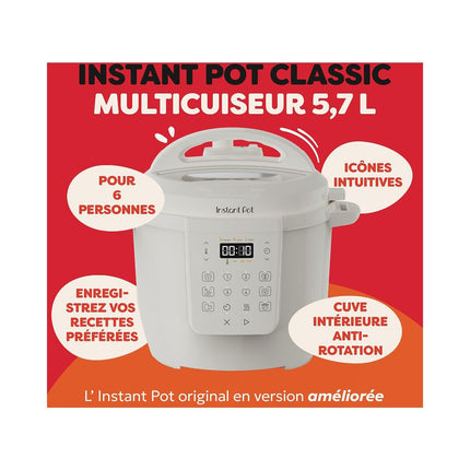 Multicuiseur INSTANT POT Classic 5,7L Sea Salt