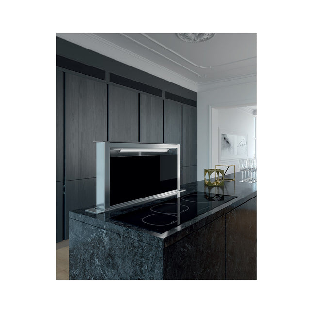 Hotte plan de travail ROBLIN ZELIE 900 VERRE NOIR