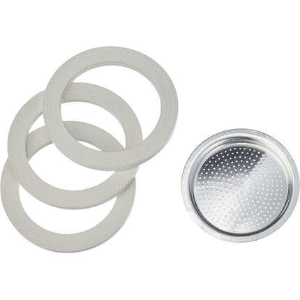 Joint BIALETTI x 3 + 1 filtre 3/4 tasses