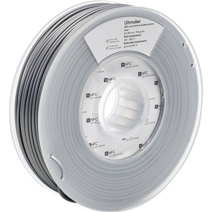 Filament 3D ULTIMAKER ABS Argent 2.85mm