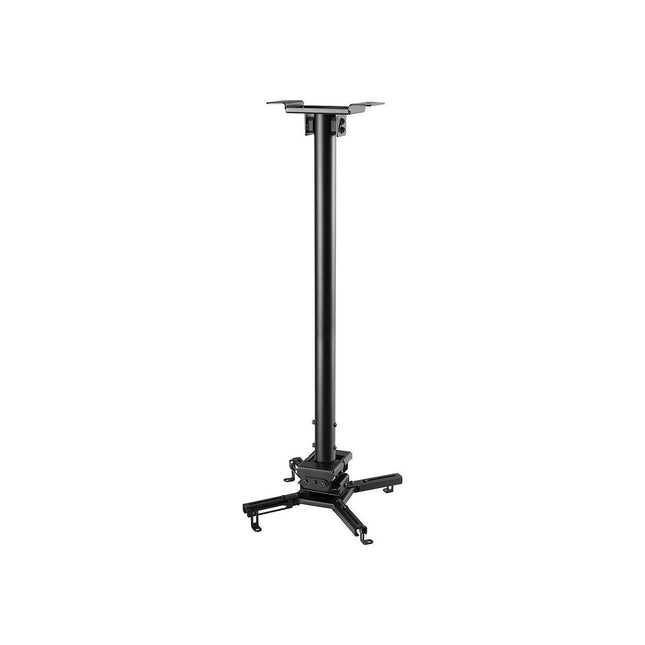 Support vidéoprojecteur KIMEX plafond, hauteur 75-115 cm, noir