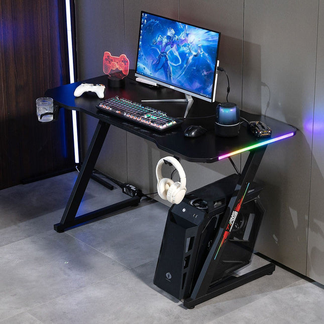 Bureau gamer AMS GAMING GAMERDESK-120Z-LED