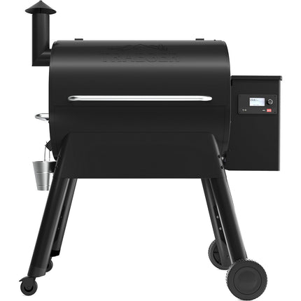Barbecue pellet TRAEGER Pro 780 noir sur chariot, grille haute 76x18 cm, grille basse 76x48 cm