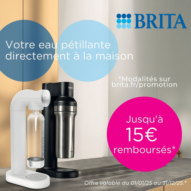 Machine à soda BRITA sodatrio noire