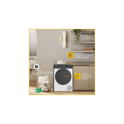 Sèche linge pompe à chaleur WHIRLPOOL CWD86MWBRFR