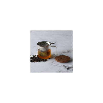 Théière OGO LIVING Tisanière Gustave en verre Borosilicate