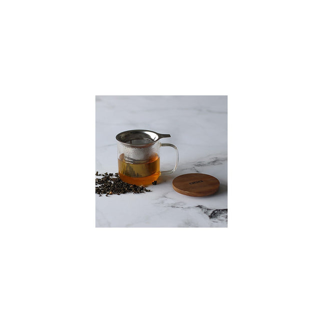 Théière OGO LIVING Tisanière Gustave en verre Borosilicate