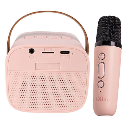 Enceinte PC MAXLIFE Enceinte Bluetooth + Micro Sans Fil Rose