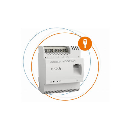Module CPL pour armoire électrique DEVOLO Magic 2 LAN DINrail 8528