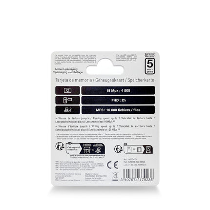 Carte Micro SD LISTO 32Go