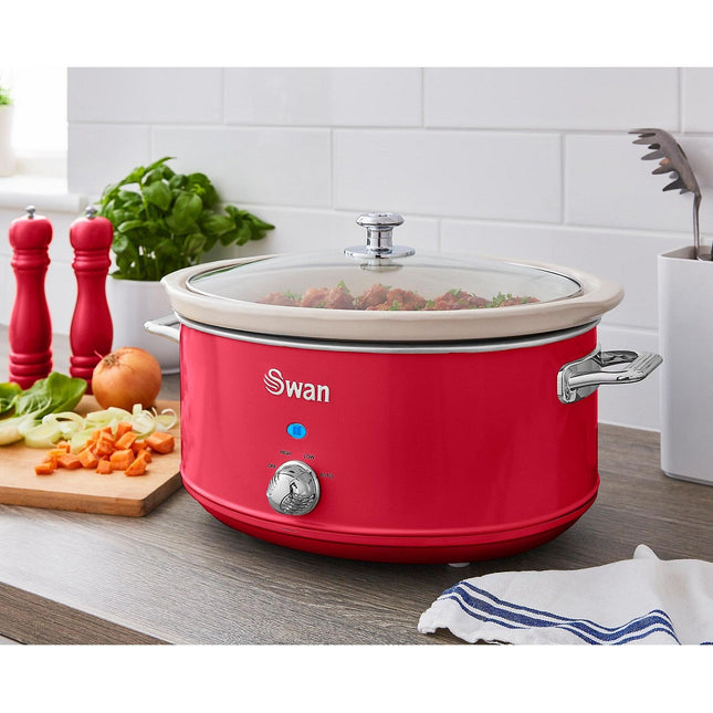 Mijoteuse SWAN Retro, 6,5L , Antiadhésive, SF17031RNEU