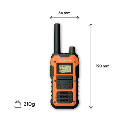 Talkie walkie LOGICOM Talkie Walkie Extreme Orange