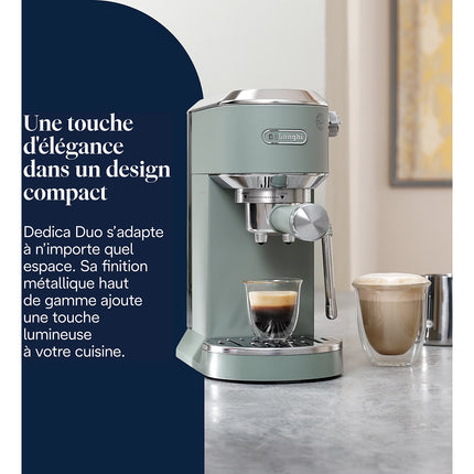 Machine à expresso DELONGHI EC890.M Dedica Duo Métal