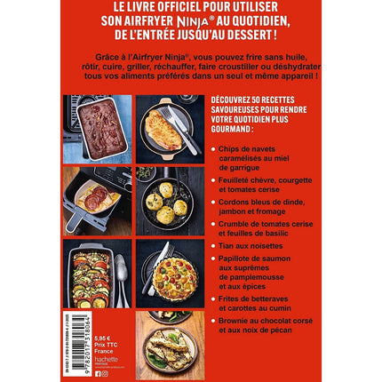 Livre de cuisine HACHETTE Ninja : Airfryer 50 recettes