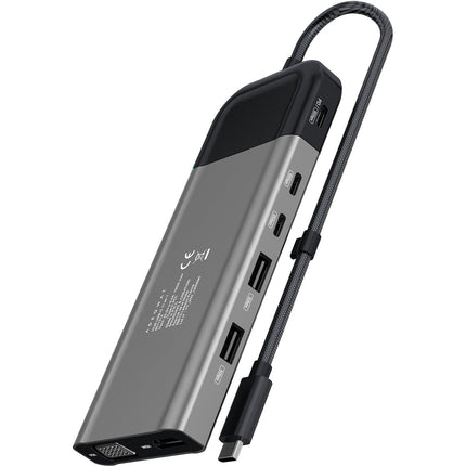 Hub USB C ADEQWAT 11 en 1 USBC Multiports