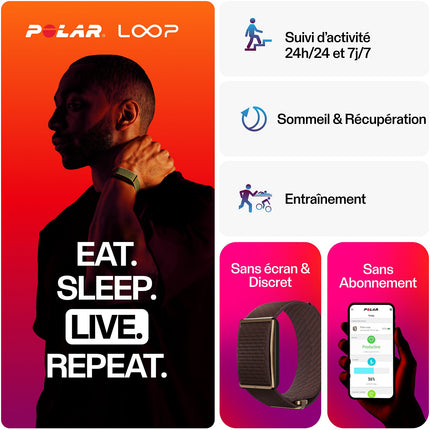 Tracker d'activité POLAR Loop Night Black