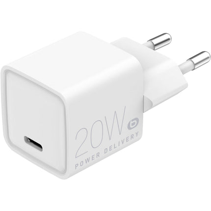 Chargeur + câble ESSENTIELB 20W charge rapide USB-C + Câble USB-C 1M