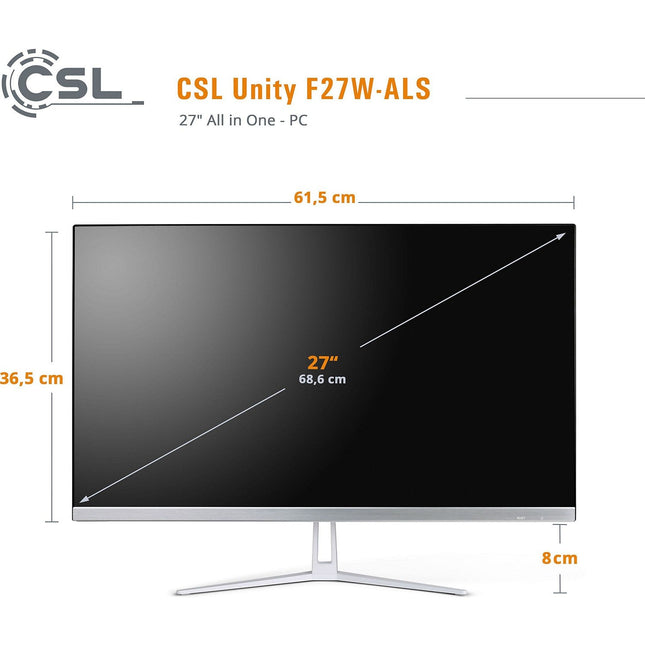 Ordinateur tout-en-un CSL-COMPUTER Unity F27W-ALS/512Go/32Go/Win11Pro