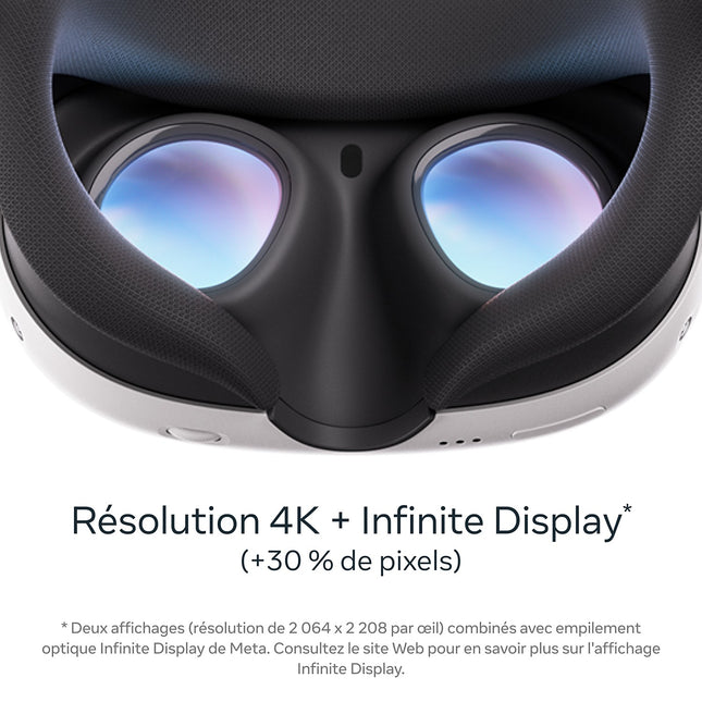 Casque de réalité virtuelle META Quest 3 512Go