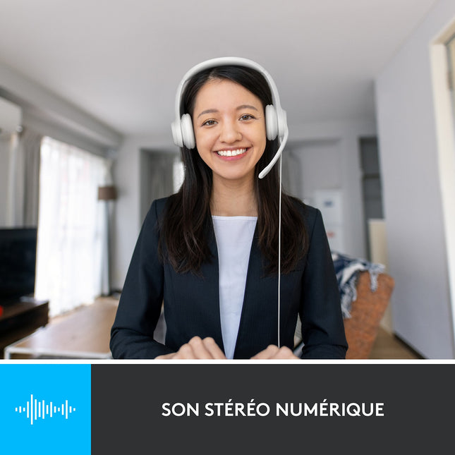 Micro-casque LOGITECH H390 avec Microphone Antibruit