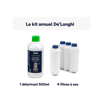 Détartrant anti-calcaire DELONGHI expresso broyeur 12 mois
