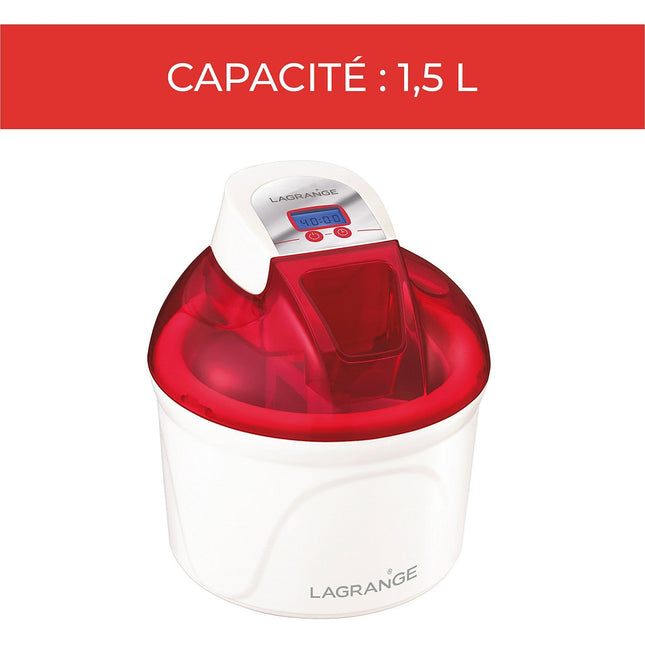 Sorbetière LAGRANGE 409005 cerise
