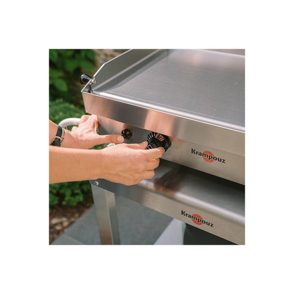 Plancha gaz KRAMPOUZ Plancha à gaz Samba - Inox