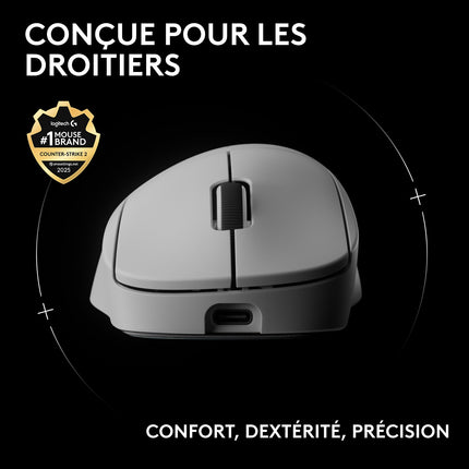 Souris Gamer Sans Fil LOGITECH PRO X SUPERLIGHT 2 DEX LIGHTSPEED