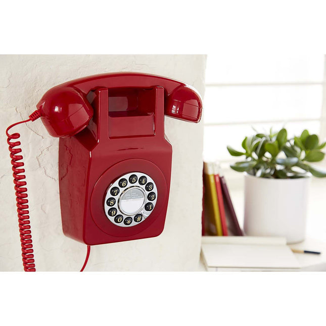 Téléphone filaire GPO RETRO Téléphone analogique GPO 746 WALL PUSH B