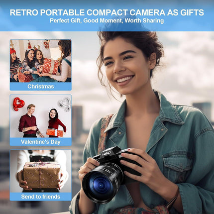 Appareil photo Hybride NBD Macro+Carte SD 32Go+2 Batt+Etui+Clé USB