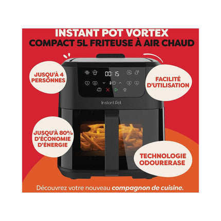 Friteuse sans huile INSTANT POT Vortex ClearCook OdorErase 4,7 L
