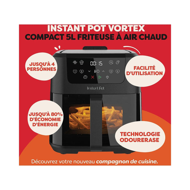 Friteuse sans huile INSTANT POT Vortex ClearCook OdorErase 4,7 L