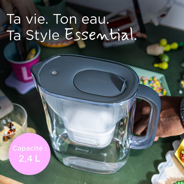 Carafe filtrante BRITA Style Essential BLEU MINERAL