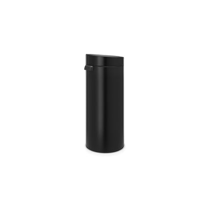 Poubelle de cuisine manuelle BRABANTIA Touch Bin new 30L matt steel