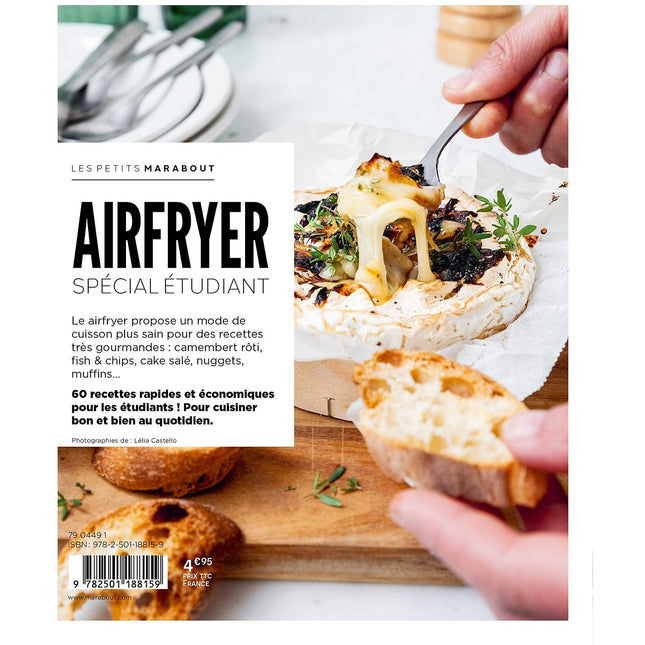 Livre de cuisine MARABOUT recettes au Airfryer spécial etudiant