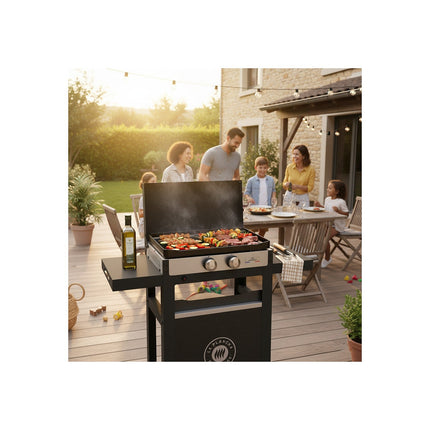 Plancha gaz LE MARQUIER FRANCAISE 250 GAZ DUO PLFO250DCV2