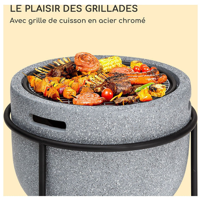 Brasero BLUMFELDT Grail - Gris foncé