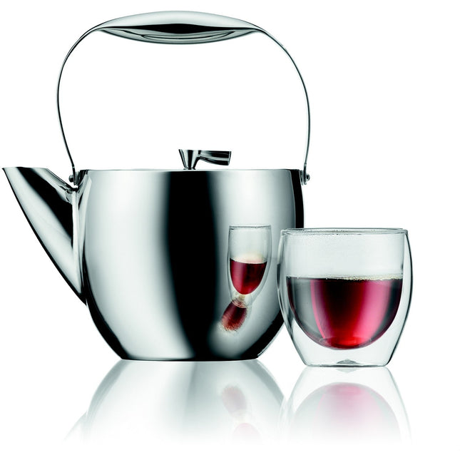 Théière à piston BODUM A PISTON COLUMBIA 1.5L EN INOX BRILLANT