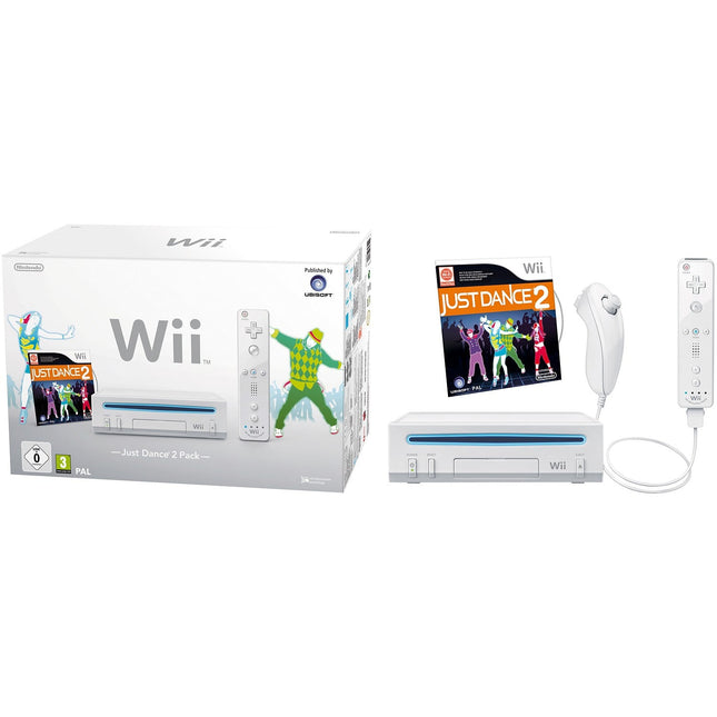 Console Wii NINTENDO Wii + Just Dance 2 Reconditionné