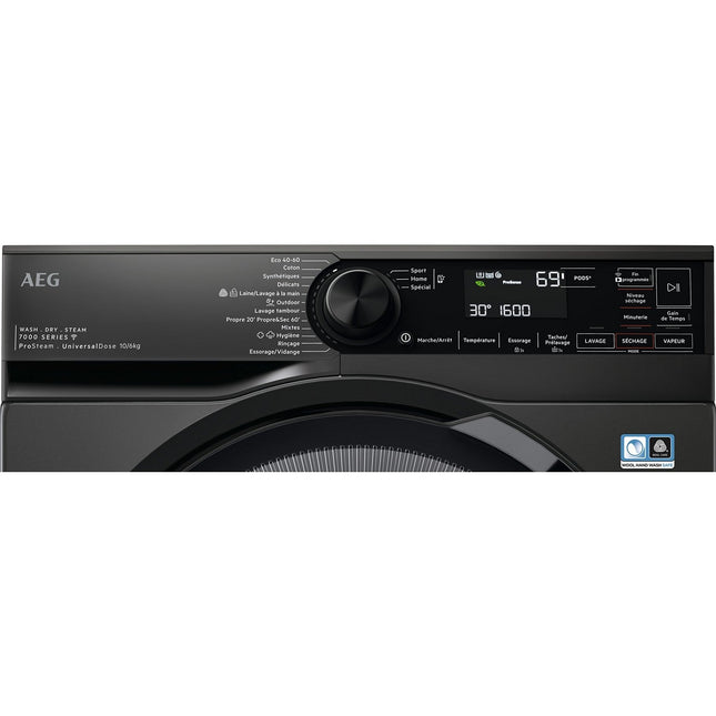 Lave linge séchant hublot AEG LWR73A166NV