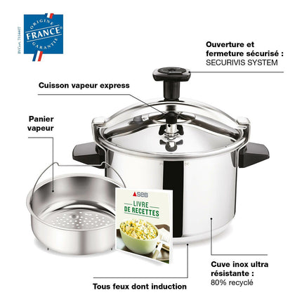 Autocuiseur SEB Authentique Eco 4.5L cocotte minute