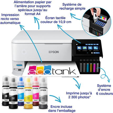 Imprimante jet d'encre EPSON EcoTank