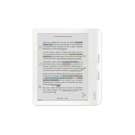 Liseuse eBook KOBO Libra Colour Blanche