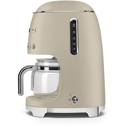 Cafetière filtre SMEG DCF02MLMEU Années 50 Beige lin