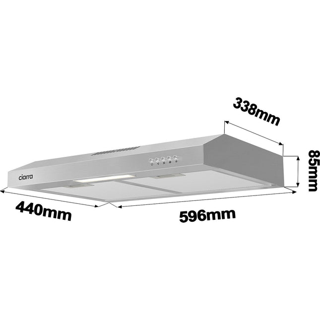 Hotte casquette CIARRA CD6903DS