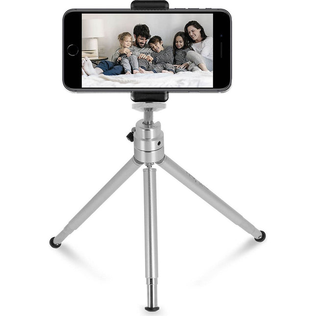 Trépied LINQ Mini Métal, Pieds Extensibles - Argent