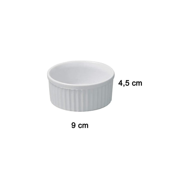 Plat au four HOBBYTECH Lot de 4 Petits Ramequins 9cm x 4,5cm
