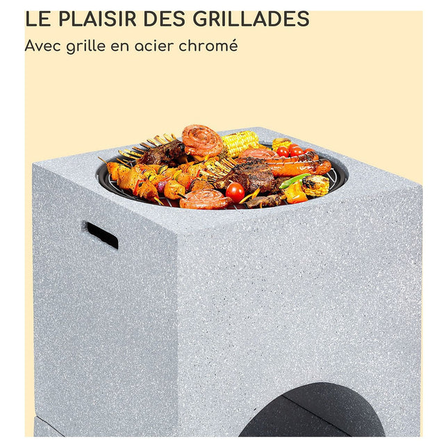Brasero BLUMFELDT Monolith - Gris clair
