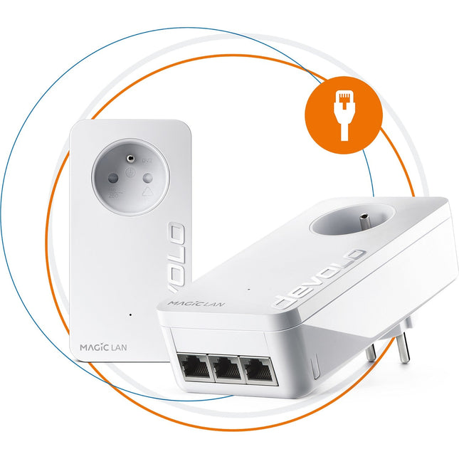 CPL Filaire DEVOLO Magic 2 LAN Triple 3RJ45 Starter kit