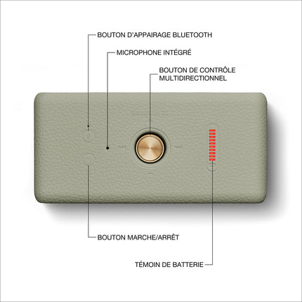 Enceinte portable MARSHALL Emberton III Black & Brass